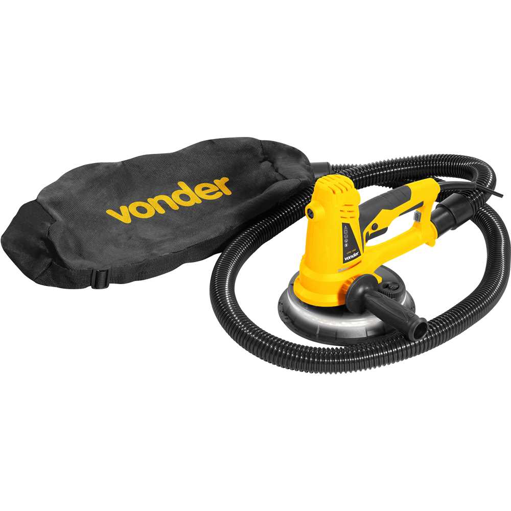 Lixadeira de Parede com LED VONDER